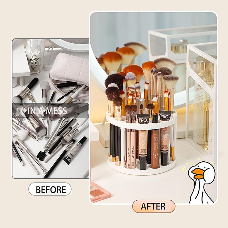 Kosmetik Multifunktionale Großraum-Aufbewahrungsbox für Make-up-Pinsel Tisch-Organizer Make-up-Werkzeuge Stiftehalter