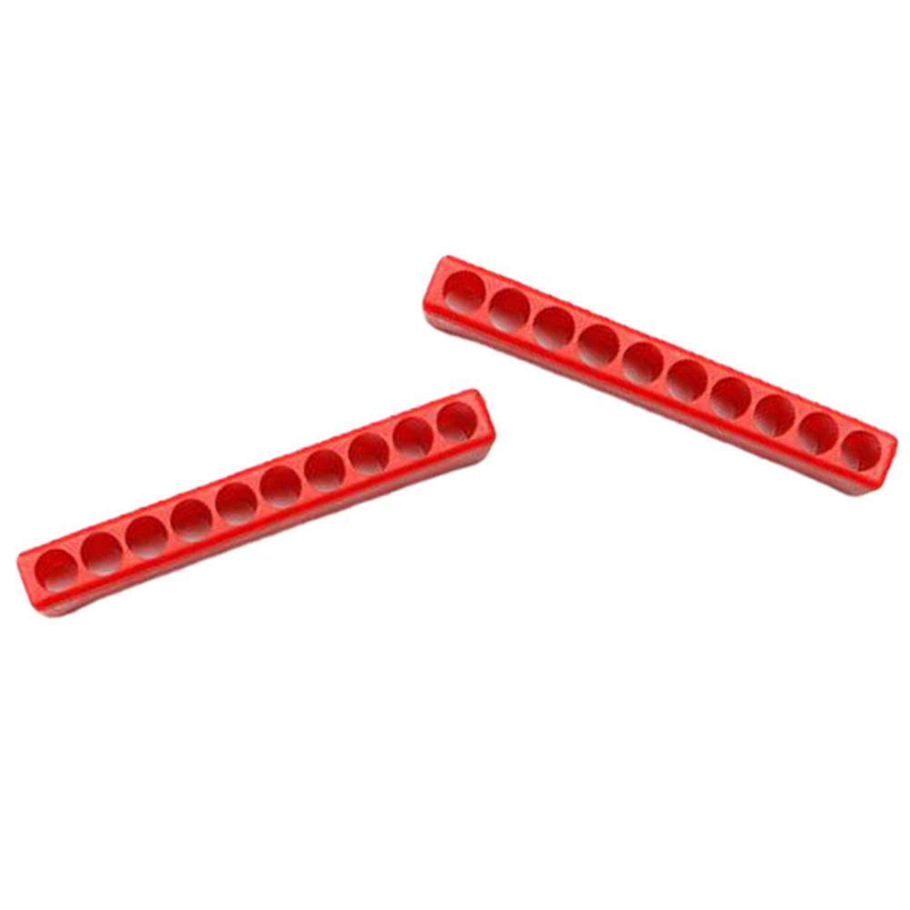 4/6Pcs Screwdriver Bit Holder 10 Hole /4 Hex Shank Screwdriver Head Drill Bit Plastic Screwdriver Storage Organizer