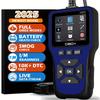 OBD2 Scanner Diagnostic Tool, Check Engine Code Reader OBD2 Scanner with Reset, Mode 6, Mode 8 & I/M Readiness, Auto Check Engin