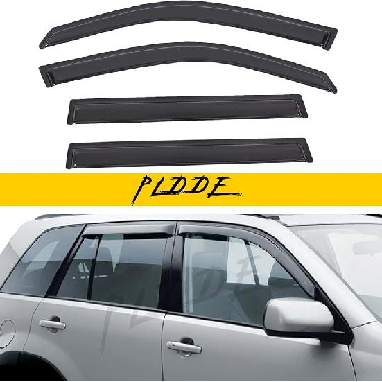 In-Channel Rain Guards Compatible With 2001-2005 Sport Trac 1997-2001 Mercury Mountaineer 1991-2001 Explorer Side Window Visor Wind Deflector Vent