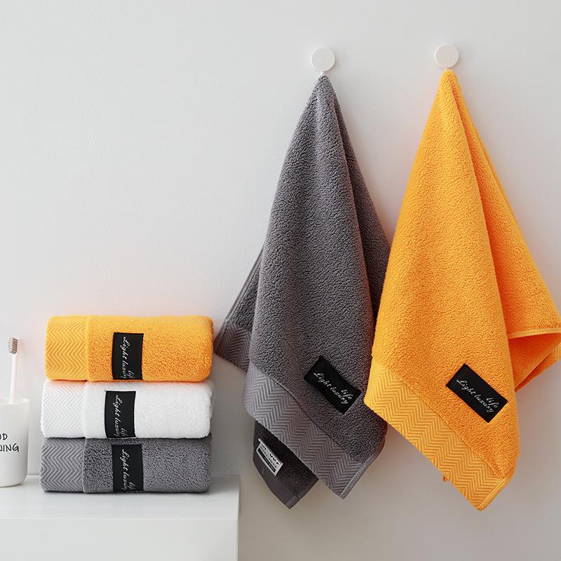 Grade A Pure Cotton Towels - Soft, Thick, and Absorbent Face Towels in Plain Colors