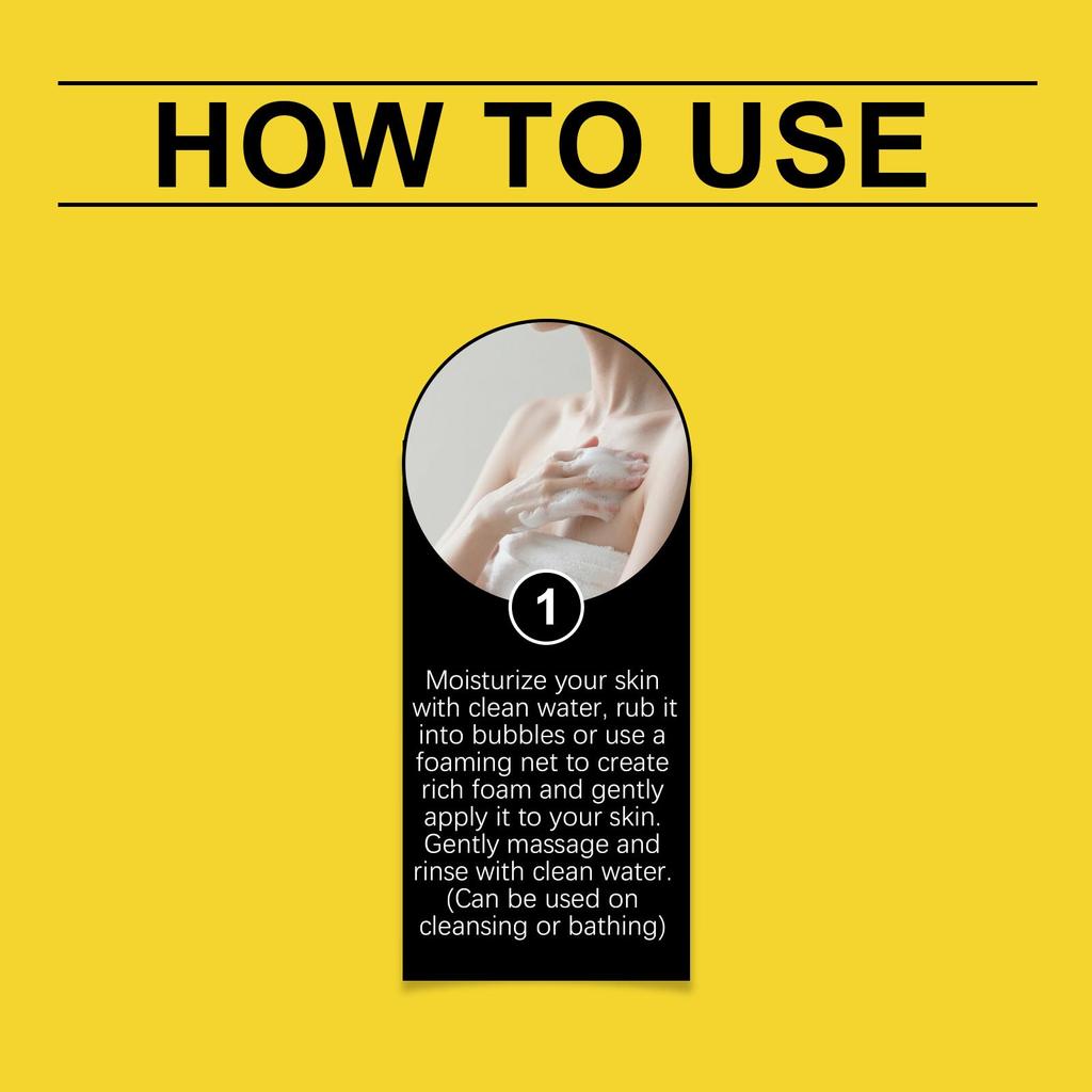 Citronella Lemon Soap, Moisturizing & Nourishing, Gentle Cleansing for Face & Body, Soft Skin Daily Bath Bar