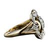 New Geometric Hollow-engraved Zirconia Ring - Fashionable and Retro Hand Accessory for Both Men and Women