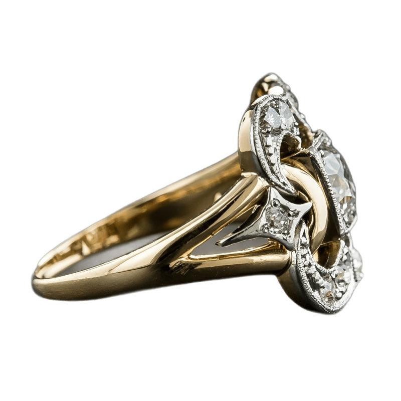 New Geometric Hollow-engraved Zirconia Ring - Fashionable and Retro Hand Accessory for Both Men and Women