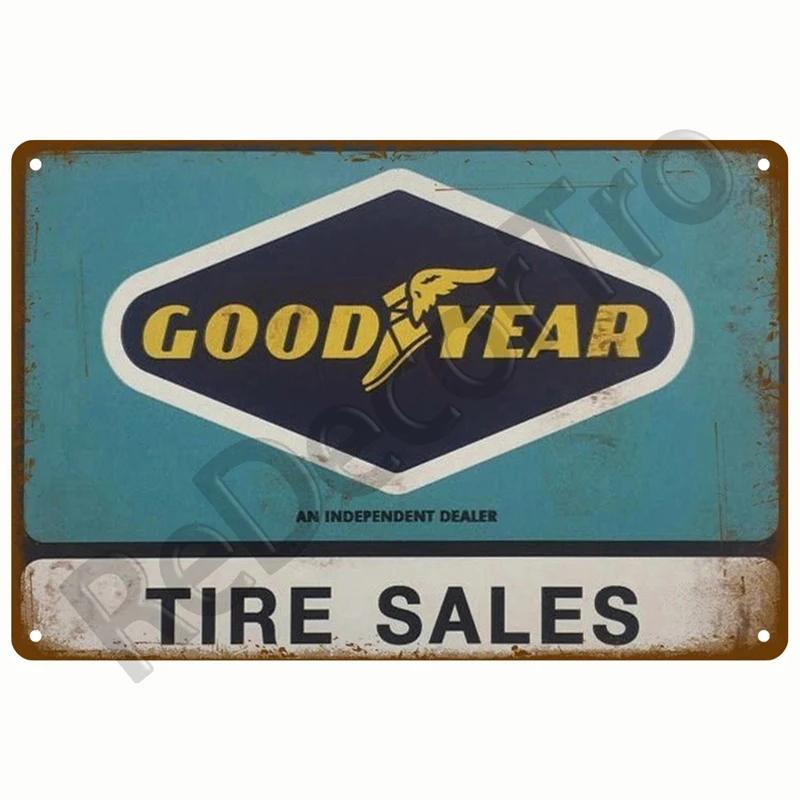 Retro Motor Oil Gas Tire Závodní plechová cedule Plakát Železné pláty Plechová cedule Garáž Bar Hospoda Klub Muž Jeskyně Dekor domova Nástěnná dekorace Umění