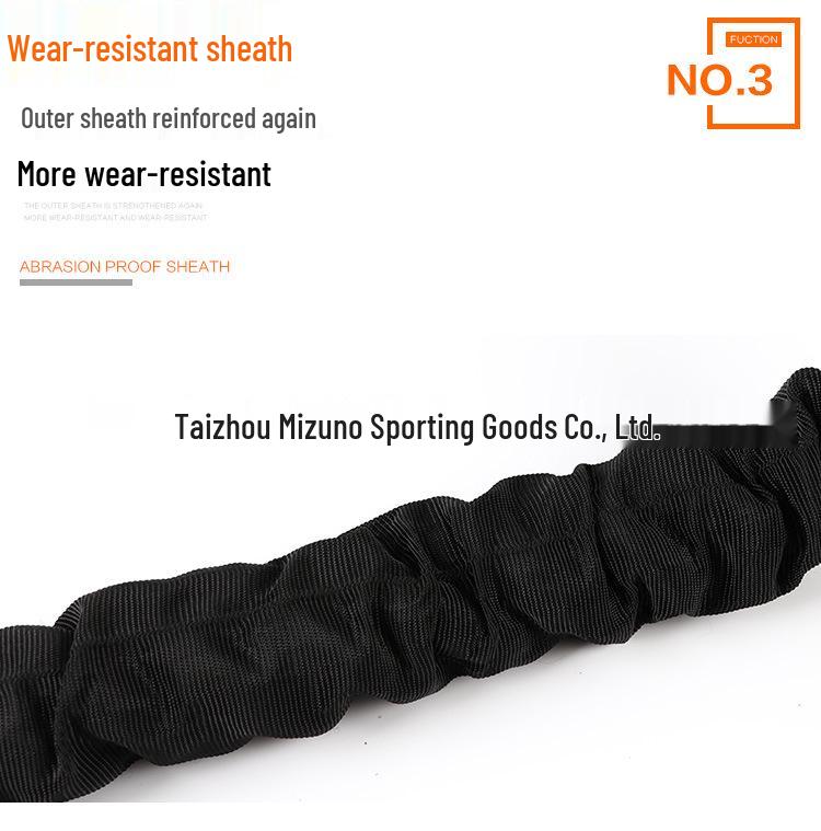 Weighted MMA Fitness Jump Rope for Arm Strength and UFC Training