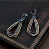 Exaggerated Retro Big Waterdrop Earrings Personality Ear Jewelry For Women Party Favors