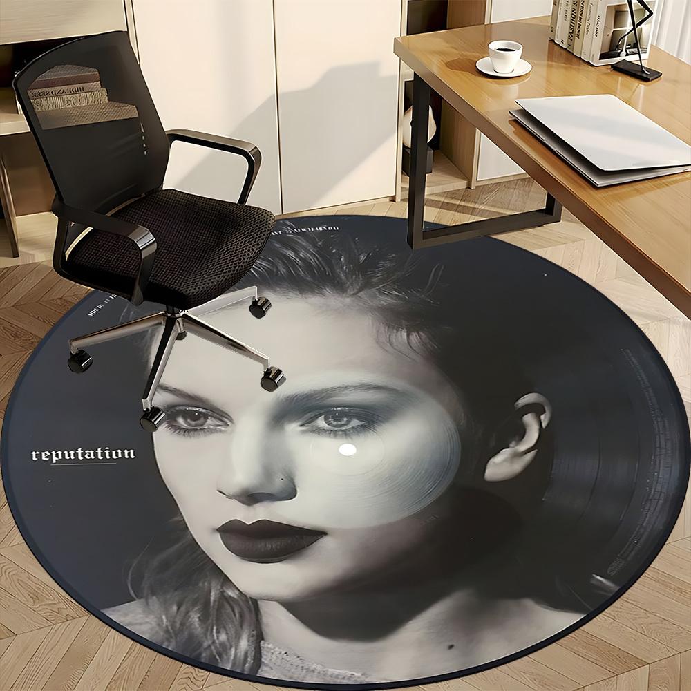 1pc Taylor Swifit Carpet, Round Non-Slip Durable Large Size Office Carpet, Suitable for Office yy250908022