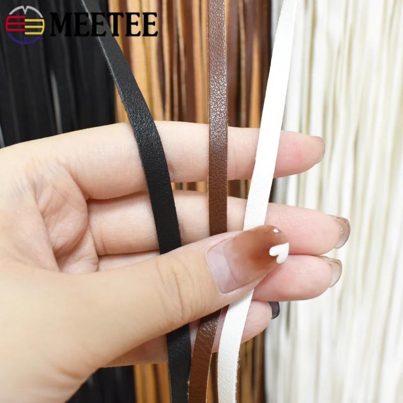 Meetee 55/70cm Extra Lange Lederquaste Fransen Kleid Jacke Dekoration Spitzenbesatz Kanten Fransen DIY Bekleidung Nähen Handwerk Zubehör