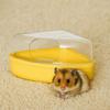 Escape-Proof Pet Bath Container Anti-spill Hamster Toilet  for Mice Gerbil Golden Bear