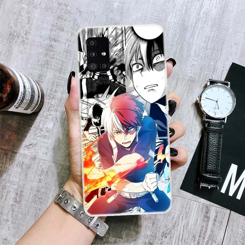 My Hero Academia Deku Phone Case For Samsung Galaxy A12 A22 A32 A42 A52 A72 A51 A71 5G A41 A31 A21 A02S M12 M21 M31 M30S Fundas