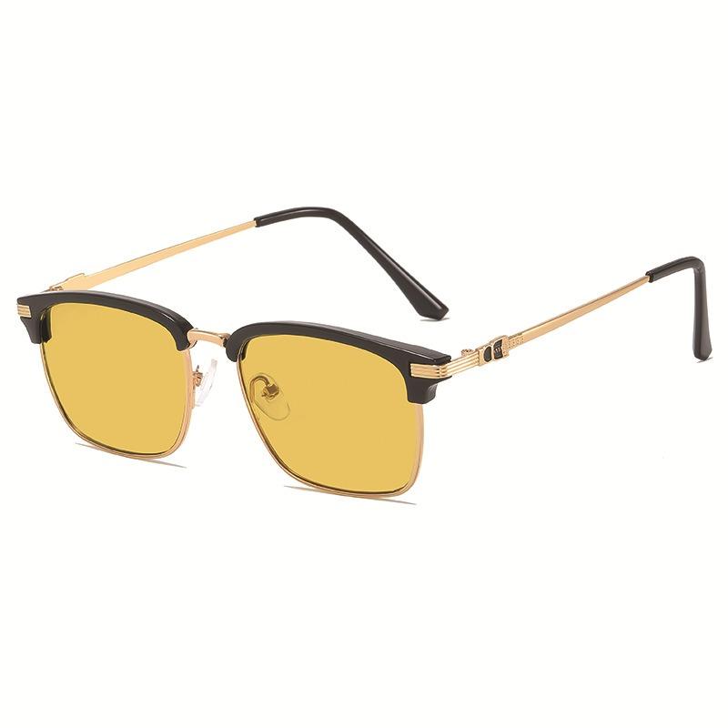 Fashion New Retro Style Men's and Women's Eyebrow Frame Glasses Fashion Personalized Sunglasses