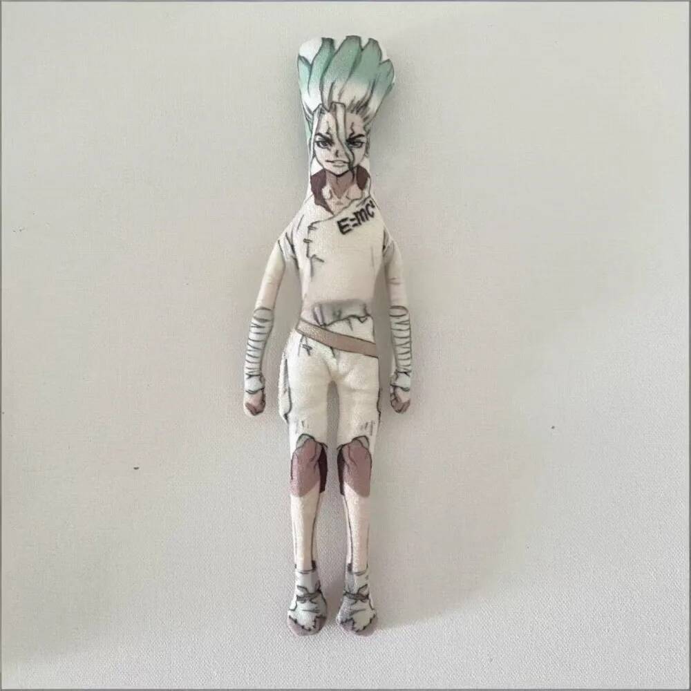 Кукла Доктор Стоунс Плюшевая игрушка Доктор Стоунс Суйка Сэнку Медуза Асагири Ген Аниме Плюшевая игрушка Мерч Мягкая игрушка Чучело Животное Подарок 25cm