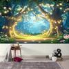 Enchanting Forest Starry Sky Trail Background  Suitable for Indoor and Outdoor Photo Parties  Birthdays  and Anniversaries