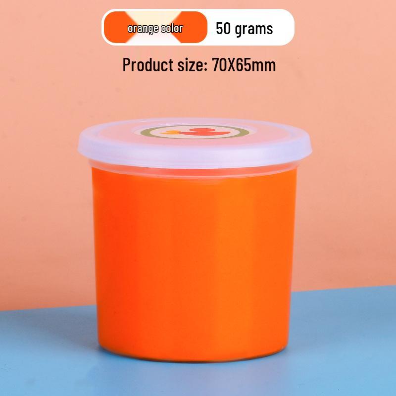 50g Large Jar Pack: Super Light Nontoxic Colored Clay for Kids' DIY Crafts and Toys