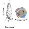 1pc Bird Repellent Spiral Reflectors, Hanging Reflective Bird Deterrent Scare Device For Driving Pigeon Geese Away From House Ga