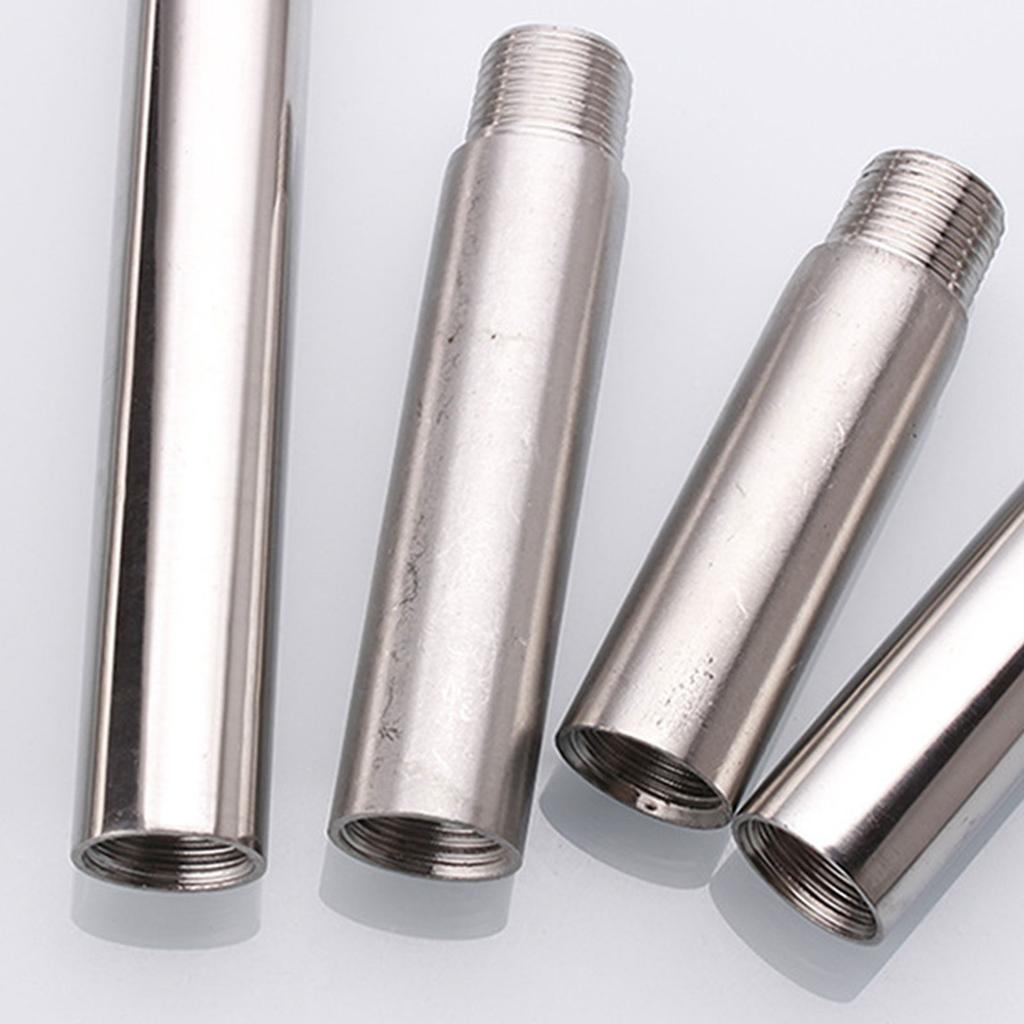 1/2 Shower Head Extension Arm Steel Pipe Extendable Shower Head Arm Simple Installation for Adjusting Showerhead Height