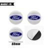 4pcs 56/60/65mm Car Styling Wheel Center Hub Caps Stickers Badge For Ford Focus Fiesta Mondeo Fusion Explorer Escape Edge Kuga