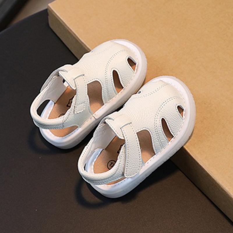 Fashion Baby Shoes Summer New Kids Sandals Soft Soled Boys' Shoes Anti Slip Girls' Sports Sandals Simple Baby Walking Shoes