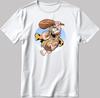 Captain Caveman Funny Short Sleeve White-Black Men/ Women T Shirt Mens Womens Tees Top R219