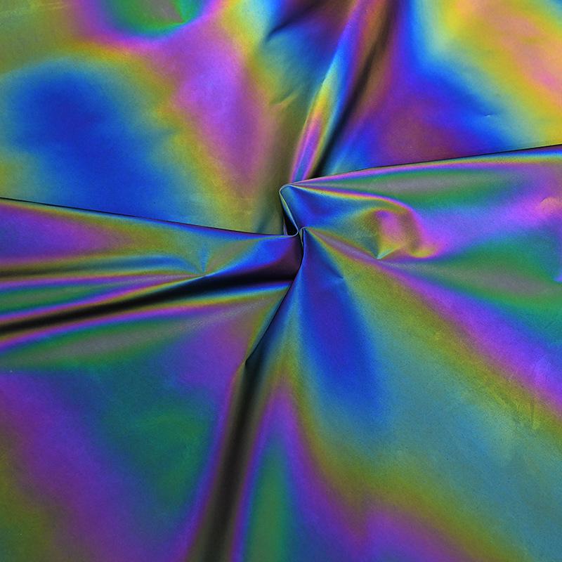 Chun Ya Fang Iridescent Seven-Color Reflective Polyester Fabric