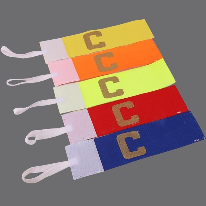 Football Captain Armband Leader Competition Soccer Captain Arm Band Multicolour Armband Group Armband Football Training