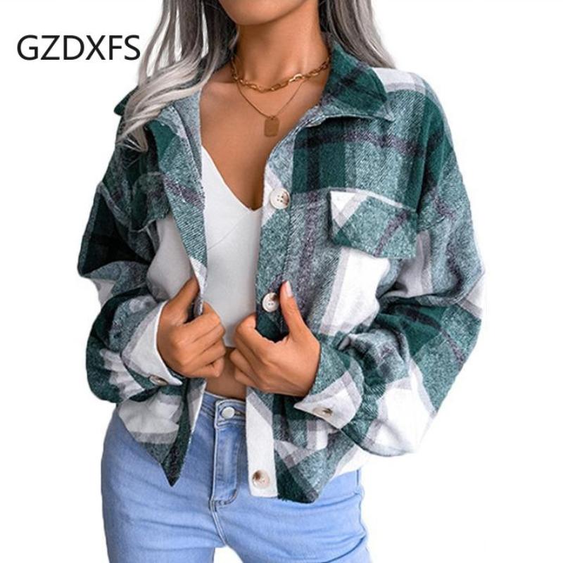 Collar Lantern Long Sleeve Blouse Ladies Casual Fashion Single-breasted Shirt