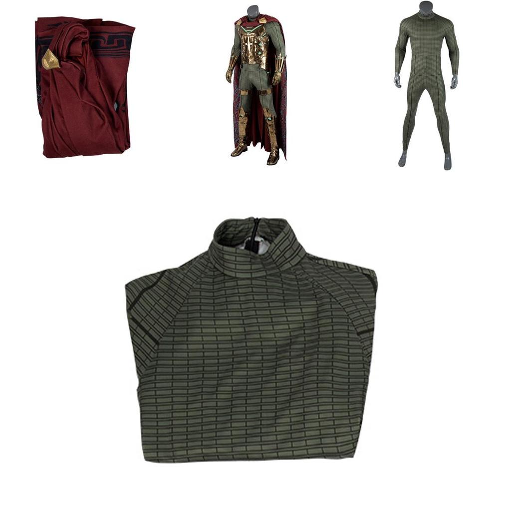 Premium Spider Man Far From Home Mysterio Cosplay Costume With Exquisite Workmanship And Breathable Fabric For Halloween Fun