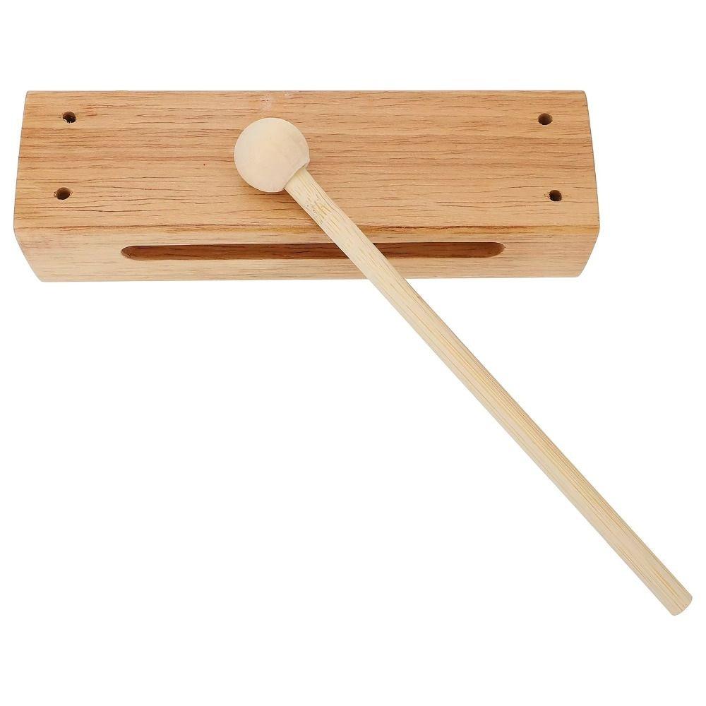 Wood Beaters Musical Rhythm Block with Mallets Beaters Sticks  for Children Toy
