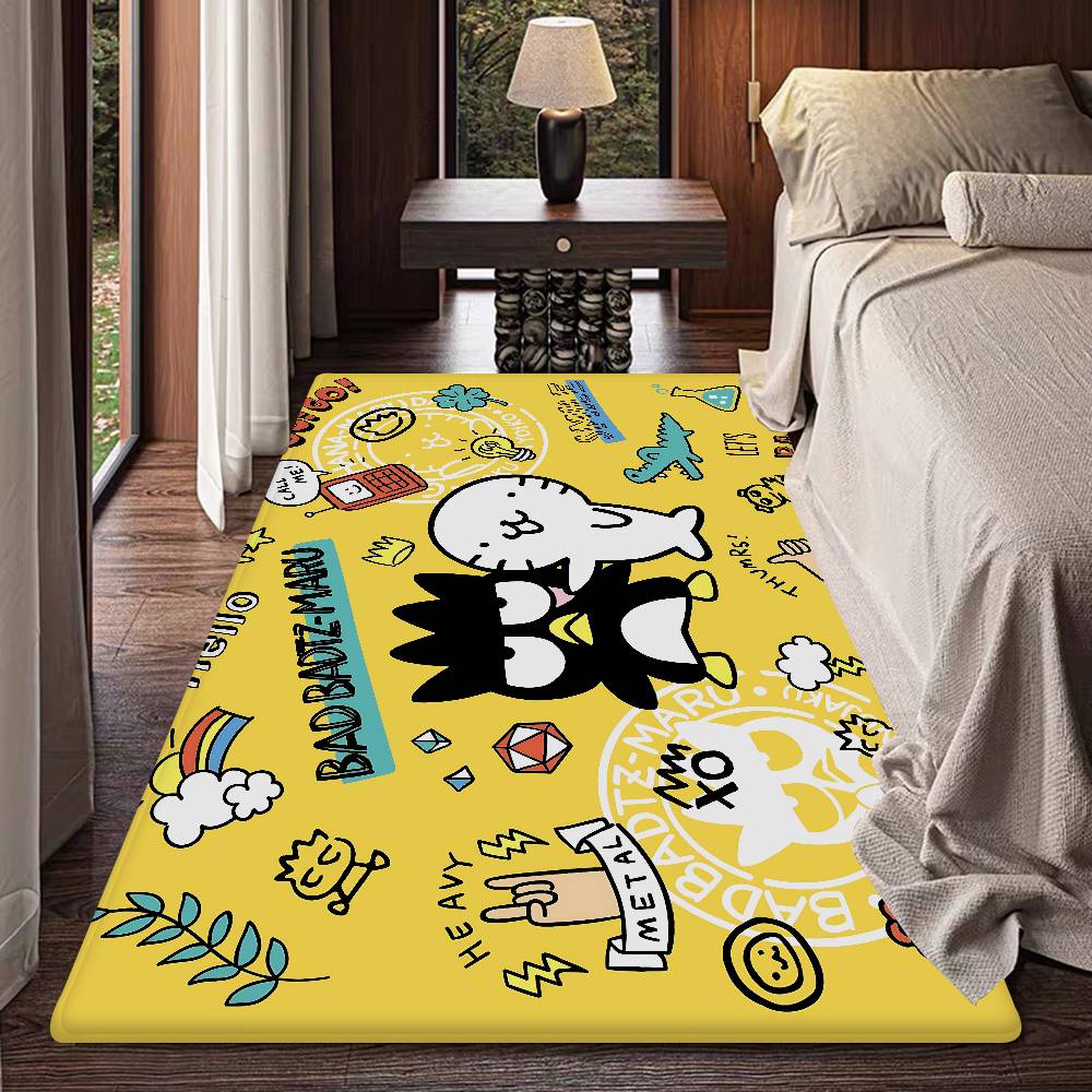 

BAD BADTZ-MARU Door Mat Washable Non-Slip Living Room Sofa Chairs Area Mat Kitchen Doormat Area Rug 40x60cm