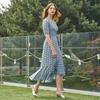 Creora Lip Balm Vivienne 3 4 Sleeve Frill Wrap Dress Ldm42mb01