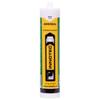 Mastic adhésif blanc, Mastic colle multi usage, Mastic d'étanchéité blanc, 290 ml incl. Spitze