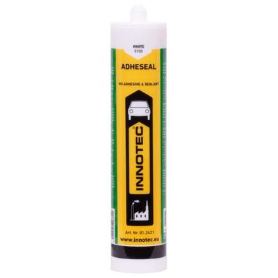 Mastic Adhésif Multi Usage - INNOTEC - 290 Ml - Blanc - Embout Spitze - Sans Solvants, Résistant Moisissures
