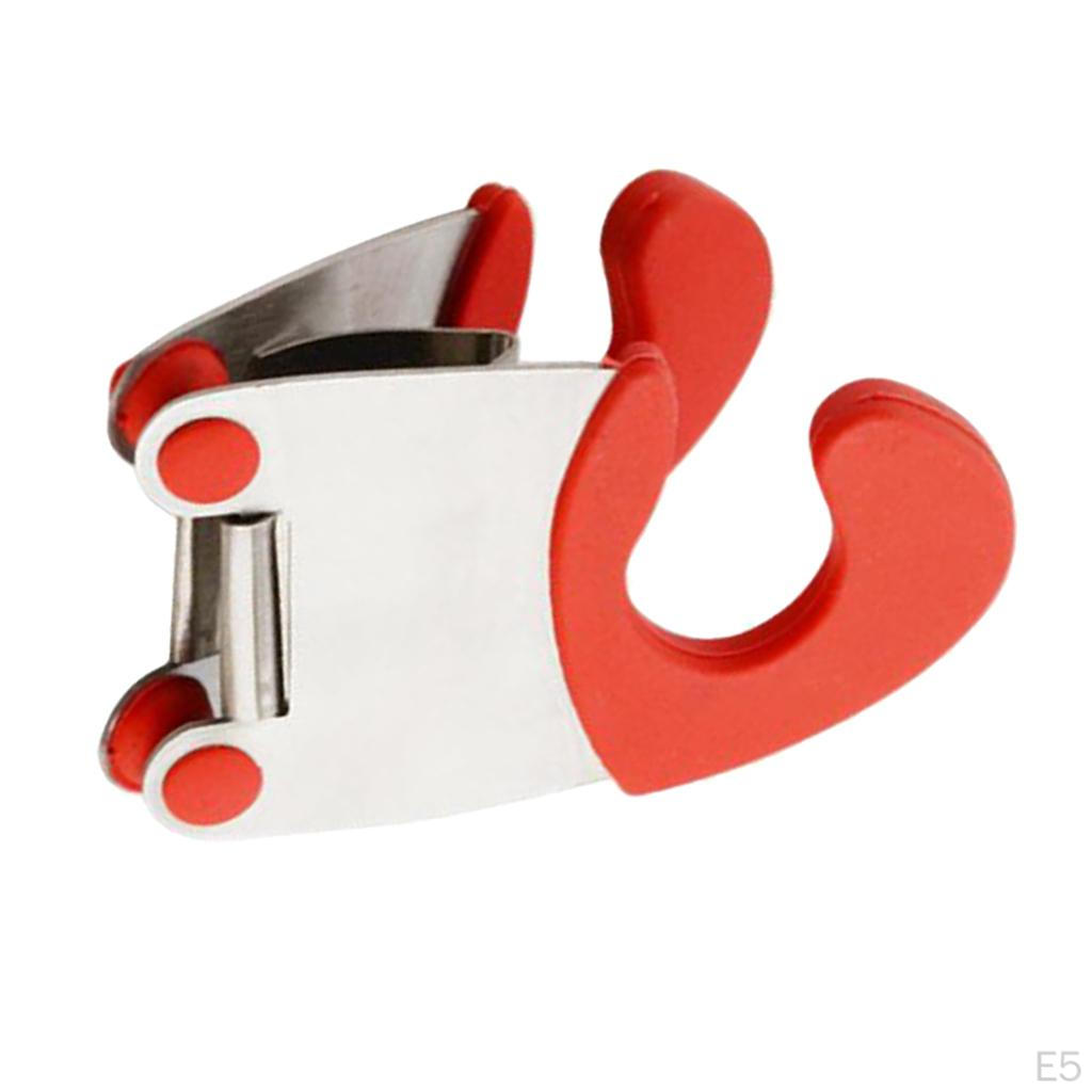 Nerezové Klipy na Lžíce s Tepelně Izolovaným Úchopem, Podložka, Protiskluzové na Hrnec, Odolná Kuchyňská