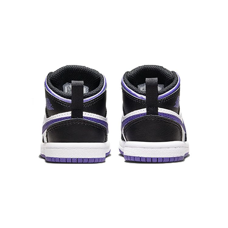 Air Jordan 1 Mid TD Dark Iris Black Purple White 640735-095