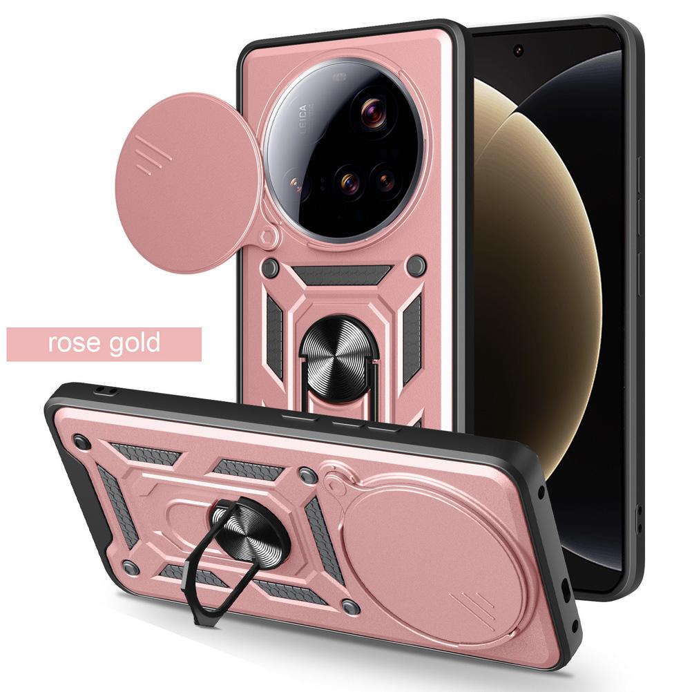 Camera Protect Case for Xiaomi 15 Ultra Mi15 Ultra Mi 14 Ultra Armor Hybrid Metal Ring Holder Back Cover