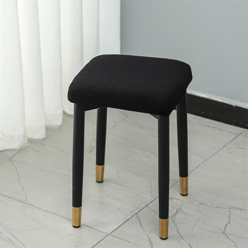 Elastic Chair Seat Cover Thickened Small Stool Cover Home Stool Cover Dustproof Dining Chairs Slipcovers Seat Case Home Decor