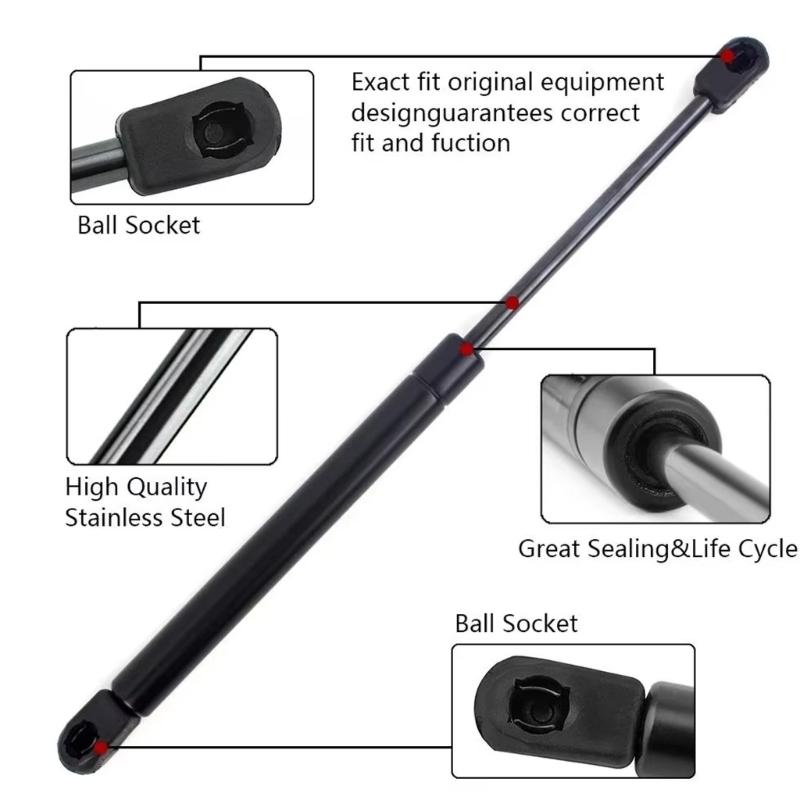 2pcs Car Tailgate Gas Spring Struts for SL R230 Convertible 01-06 2307500036 Replacement Boot Shock Spring Lift Supports
