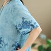 DIMANAF New 2026 Women Plus Size Spring Summer Casual Long Dress Floral Print Cotton Loose Oversize Maxi Beach Sundress