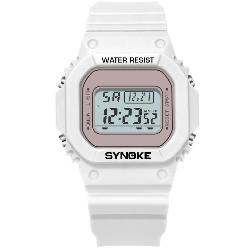 Top Brand New Student Watch Large Dial Waterproof Men and Women Couple College Style Sports Electronic Watch Trendy