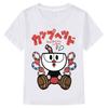 T-shirt Cuphead Kawaii Ragazzi Ragazze Abbigliamento Bambini Maniche Corte Moda Sportiva Streetwear Magliette Manga/Fumetti
