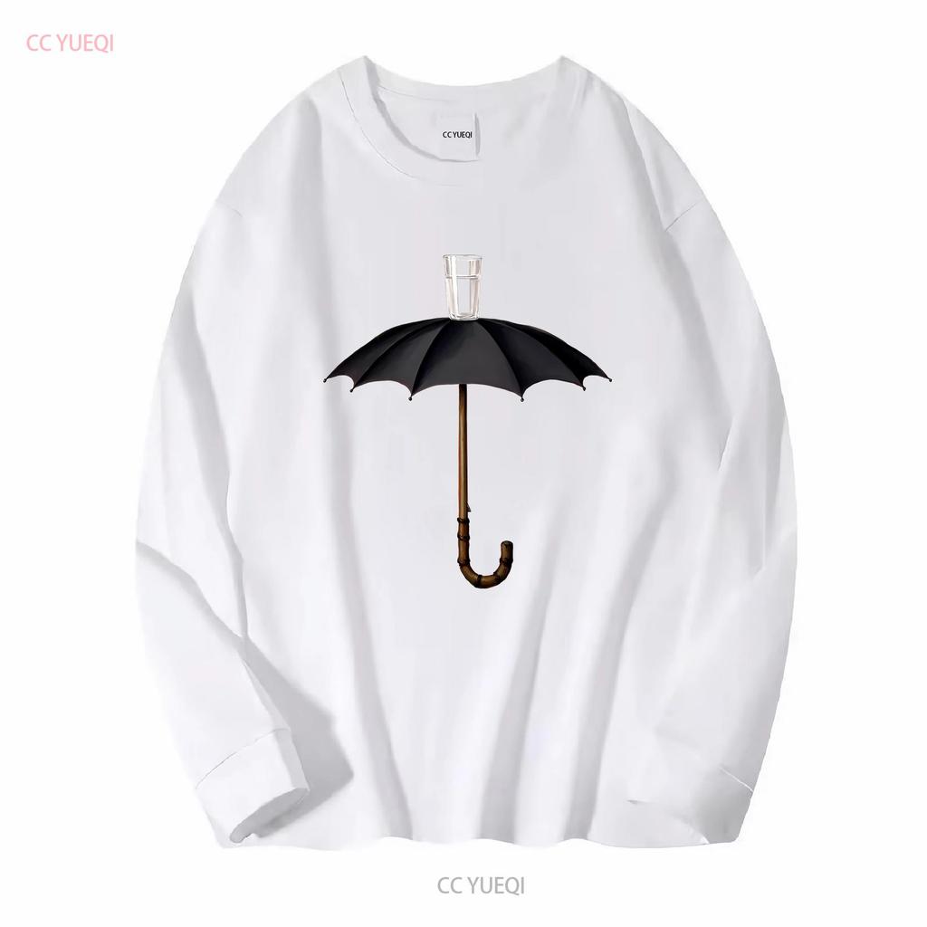 Rene Magritte La Vacanza di Hegel 1958 Opera d'Arte Maglietta vintage Lavata abbigliamento firmato Top Per l'Uso Quotidiano Elegante Unisex Casual