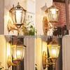 New Chinese Style Solar Outdoor Wall Lamp