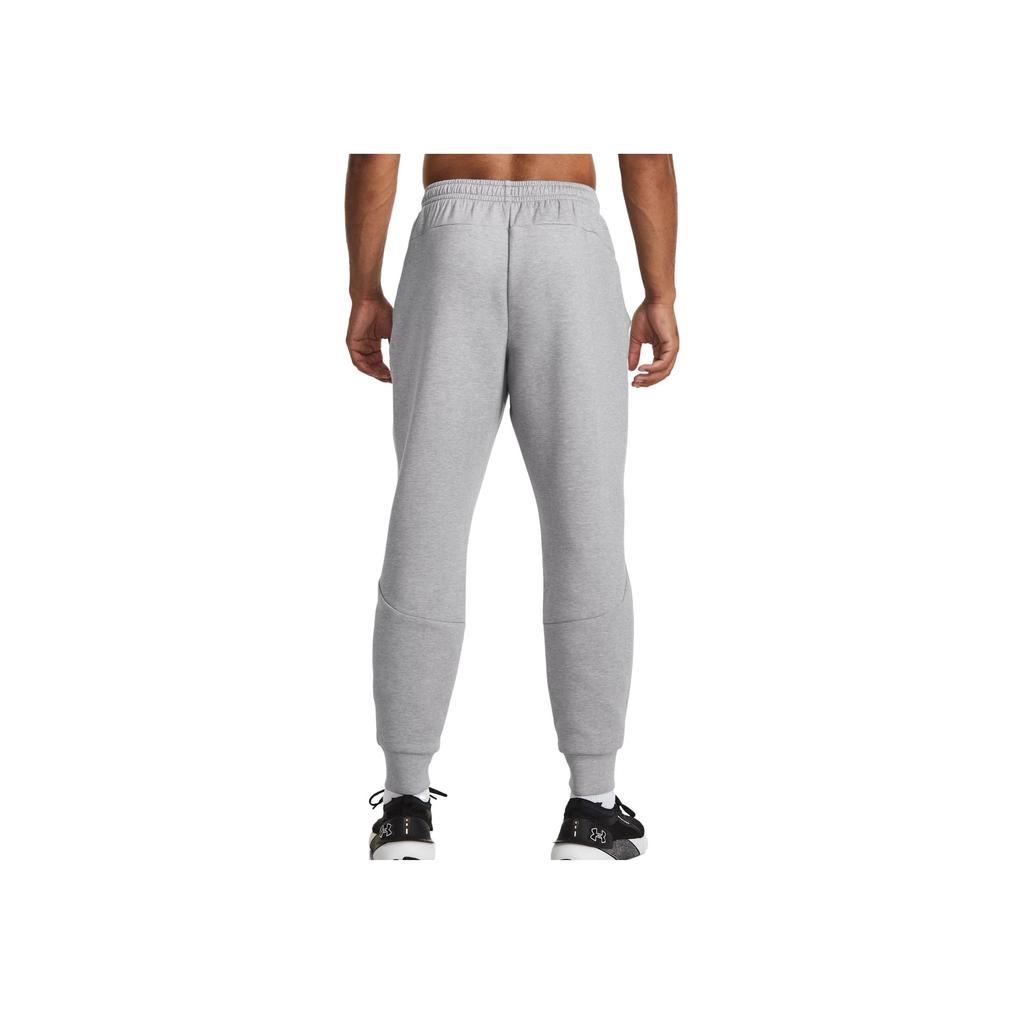 Under Armour Solid Color Elastic Waist Casual Pants Men bottoms Gray 1379808-011