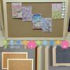 Pine Wood Frame Cork Bulletin Board for Photo Display and Kindergarten Decor