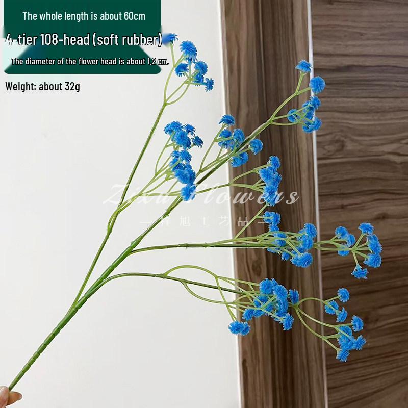 Soft Feel Gypsophila Bouquet: Faux Flowers for Wedding Decor and Floral Art