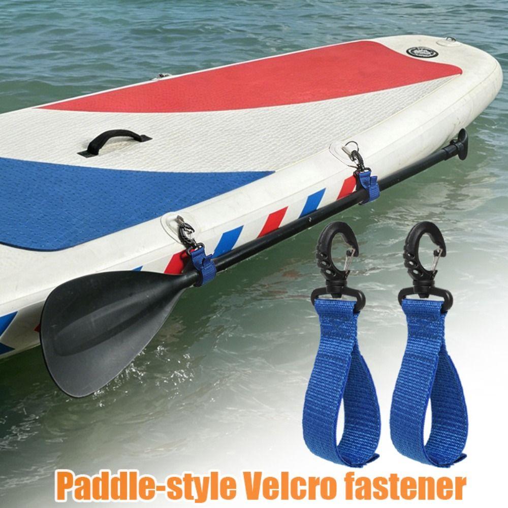1 Pair Hook and Loop Paddleboard Paddle Holder Strap Rotatable Hook Paddle Clip  Water Sports