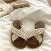 Bohemian island wind~! French gentle ins thick-soled slippers women wear non-slip beach slippers in summer
