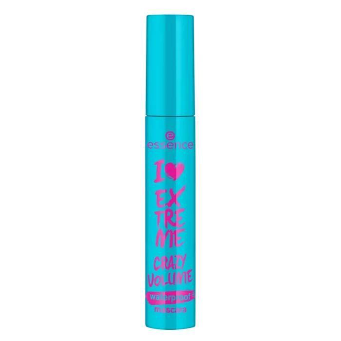 Mascara - ESSENCE - I Love Extreme Crazy Waterproof - Unglaubliches Volumen - Wasserfeste Formel - Vegan