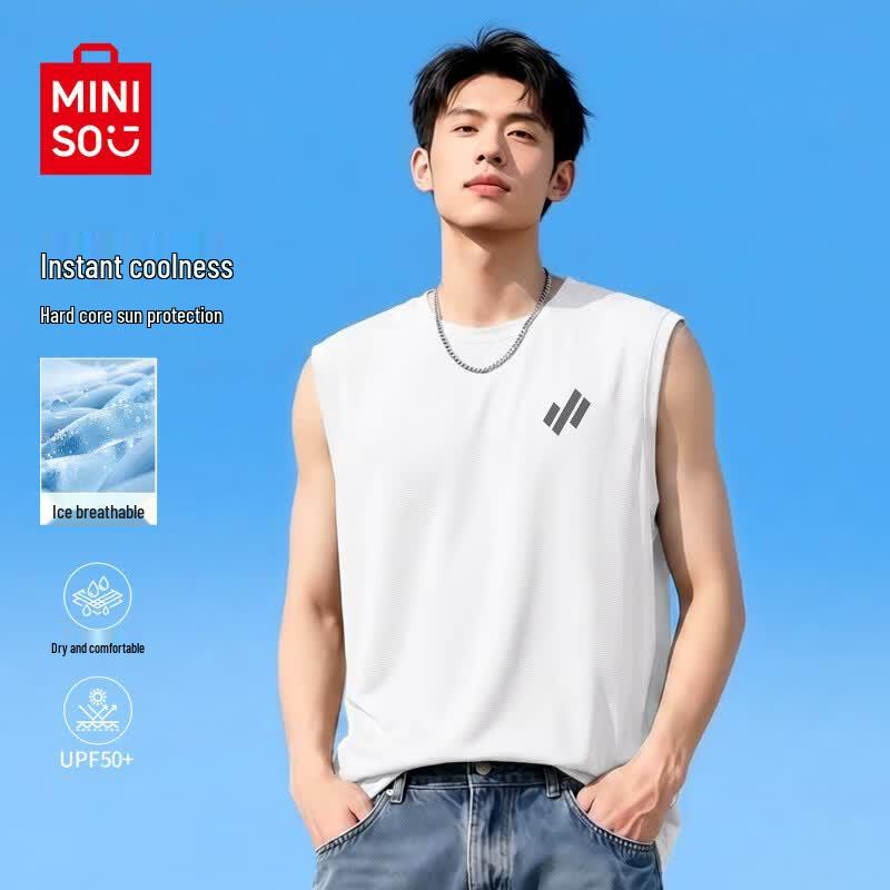 MINISO Men's Sweat-Wicking Tank Top